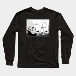 Sunken ship Long Sleeve T-Shirt